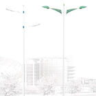 10 metros de calle de acero cónica postes ligeros, iluminación poste decorativa