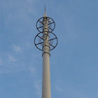 la telecomunicación tubular de acero poligonal 4G se eleva el acero caliente Q235 del rollo