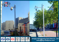 Cámara CCTV telescópica poligonal poste del ODM/del OEM para la supervisión del estacionamiento