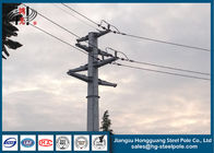 Transmisión postes para uso general de acero de la corriente eléctrica con forma cónica/redonda/poligonal