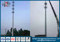 Torres de la telecomunicación de la antena, torre de antena monopolar con las plataformas
