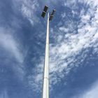 Iluminación de acero postes del alto palo de la altura los 20-30M LED con el sistema de elevación para el estadio