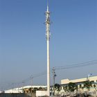 Pulverice las torres galvanizadas revestidas de la telecomunicación 3G para la señal del teléfono celular