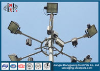 Alto palo poste ligero comercial con el sistema de elevación, iluminación con focos postes