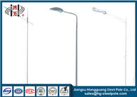 los 6-10m escogen/el soporte altos postes de postes ligeros de calle de los brazos del doble con la lámpara del LED