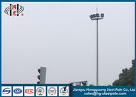 Inmersión caliente ligera poste ligero galvanizado de poste Q345 ISO9001 del alto palo cónico
