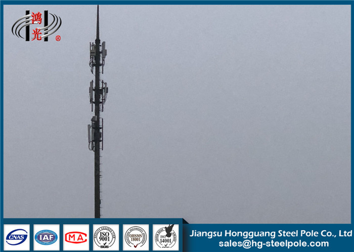 torres de acero adaptables de la telecomunicación de poste de la señal 4G para la transmisión de la señal